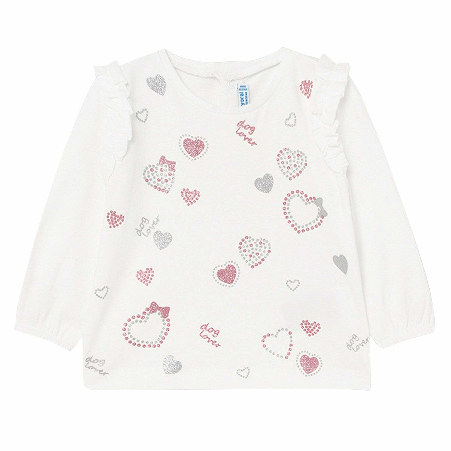 Younger Girls Ivory Top, 2, hi-res