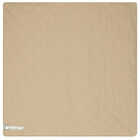 White & Beige Coin Logo Baby Blanket, 1, hi-res