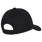 Boys Black Logo Cap, 1, hi-res