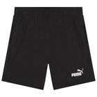 Boys White & Black Logo Shorts Set, 1, hi-res