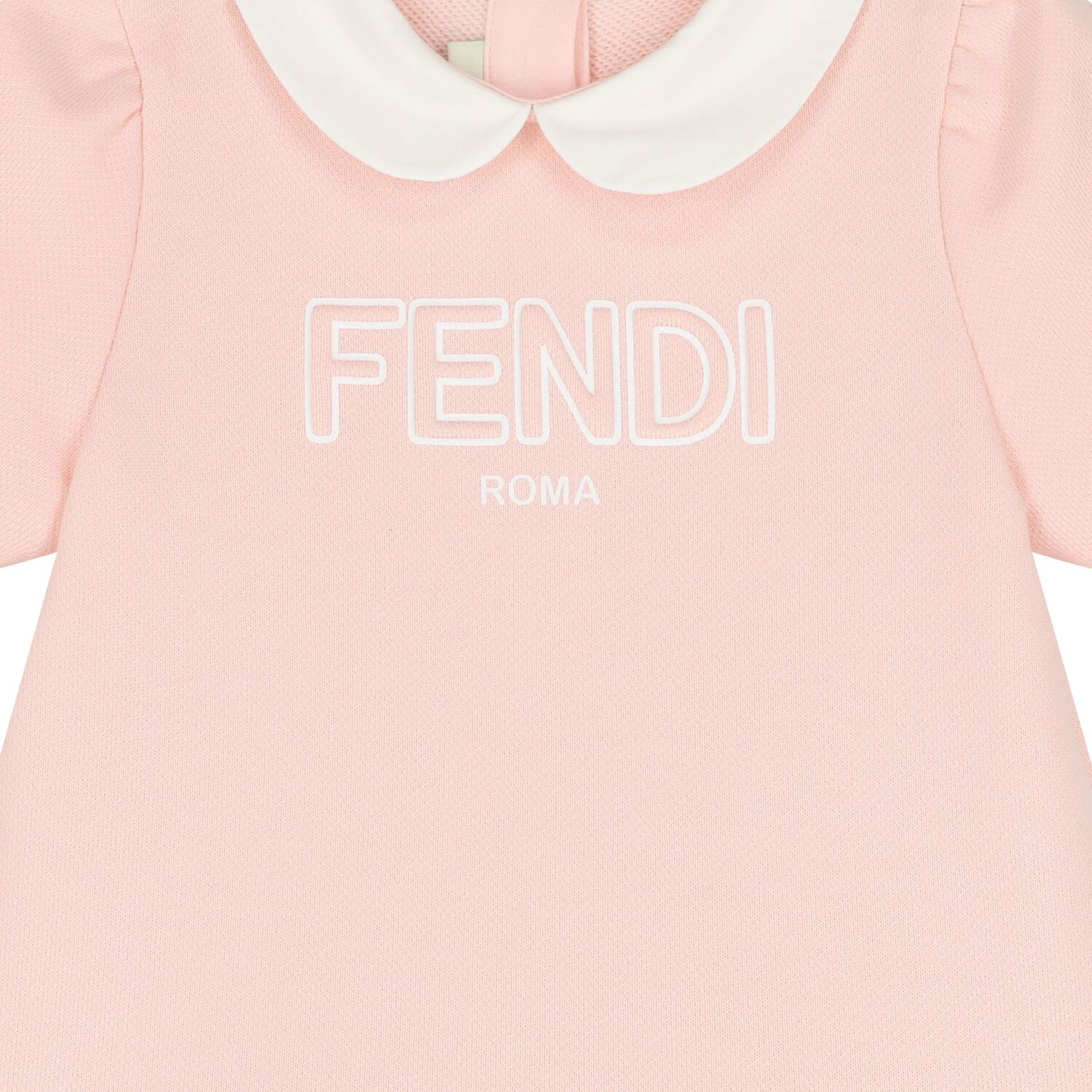 فستان باللون وردي بشعار للبنات , 1, hi-res