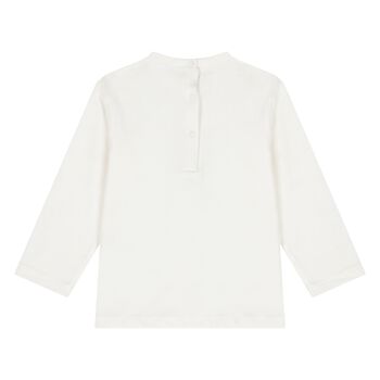 Baby Girls Ivory Long Sleeve Top
