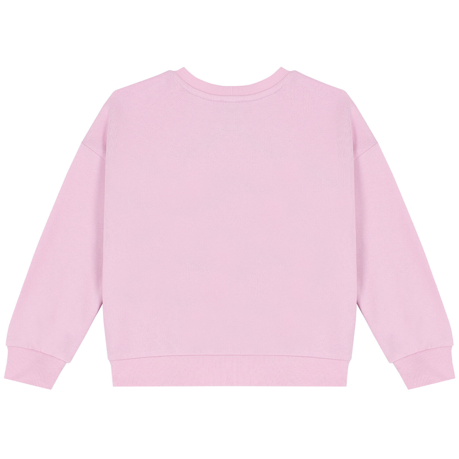 سويت شيرت بشعار الفهد باللون الوردى للبنات, 1, hi-res