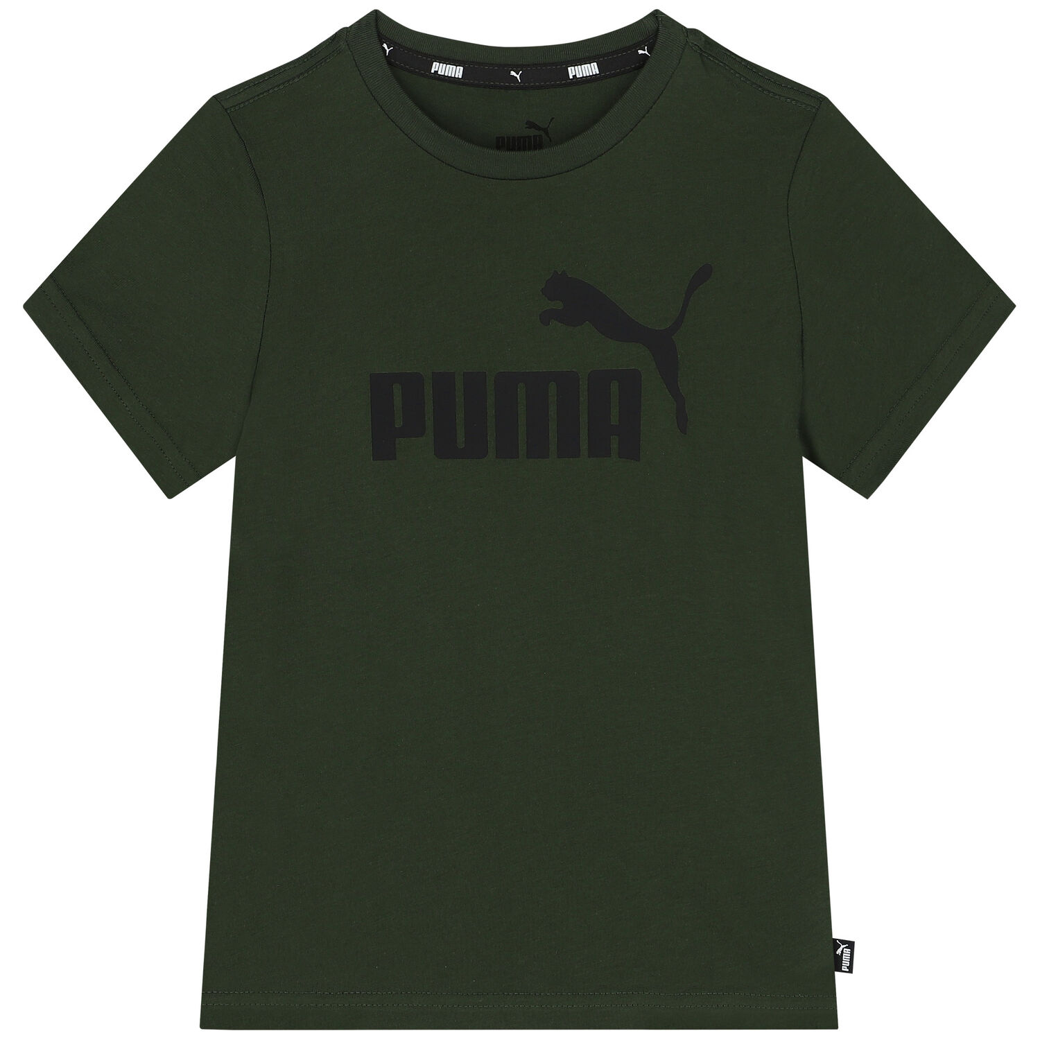 تيشيرت أولاد بالشعار باللون الاخضر, 3, hi-res