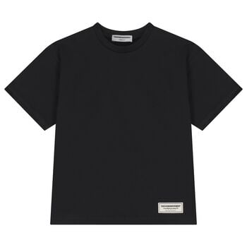 Black Logo Oversized Fit T- Shirt