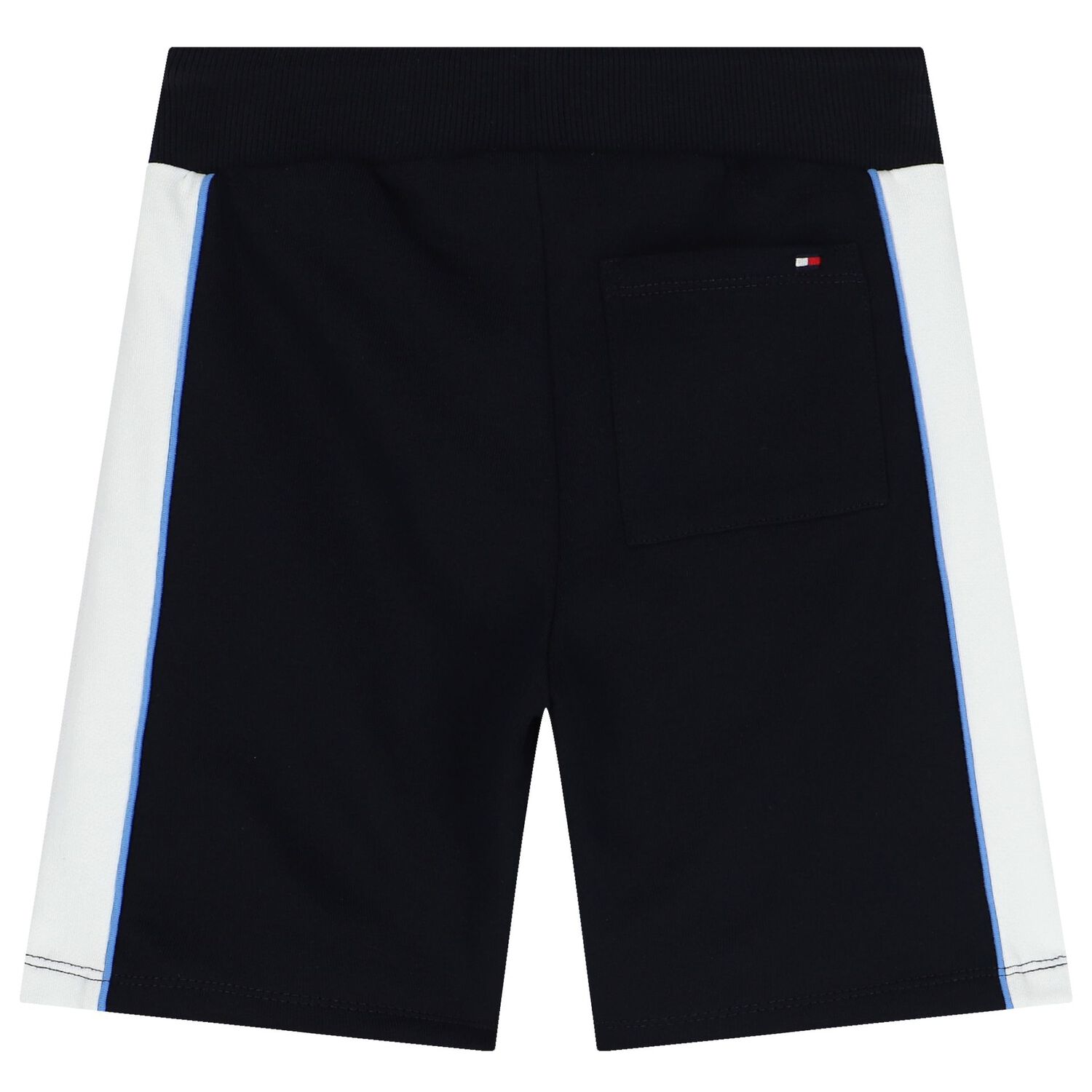 Boys Navy Blue & Blue Logo Shorts Set, 1, hi-res image number null
