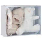 Baby Boys Blue Mittens & Booties Gift Set, 1, hi-res
