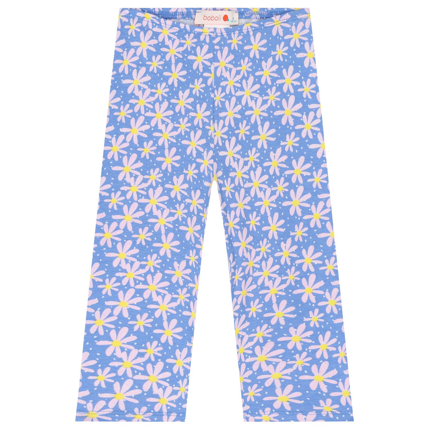 طقم ليجنز بطبعة بالزهور للبنات, 1, hi-res