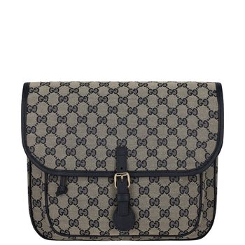 حقيبة بنات بطبعة جي جي سوبريم باللون البيج