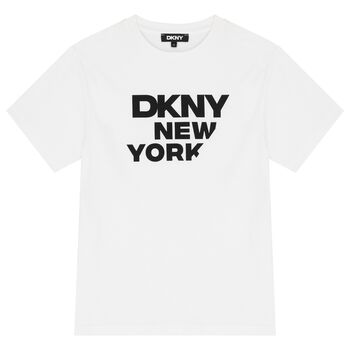 Boys White Logo T-Shirt