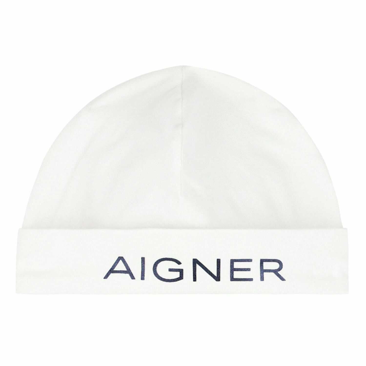 قبعة بالشعار باللون الابيض للأولاد, 1, hi-res