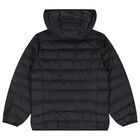 Boys Black Logo Jacket, 1, hi-res