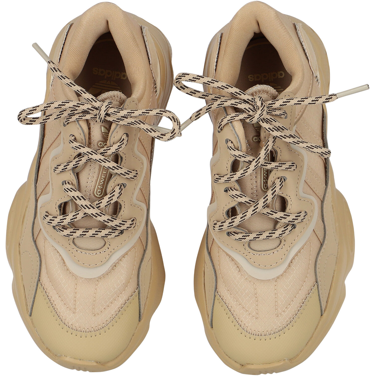 Beige Ozweego C Trainers, 1, hi-res