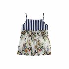 Girls Floral & Stripe Sleeveless Tops, 1, hi-res