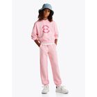 Girls Pink Logo Joggers, 1, hi-res