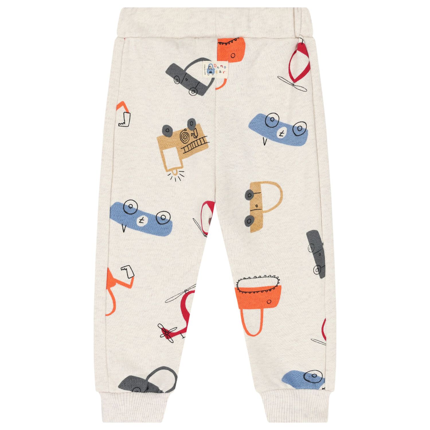 بنطلون رياضي أولاد رياضي باللون العاجي, 1, hi-res