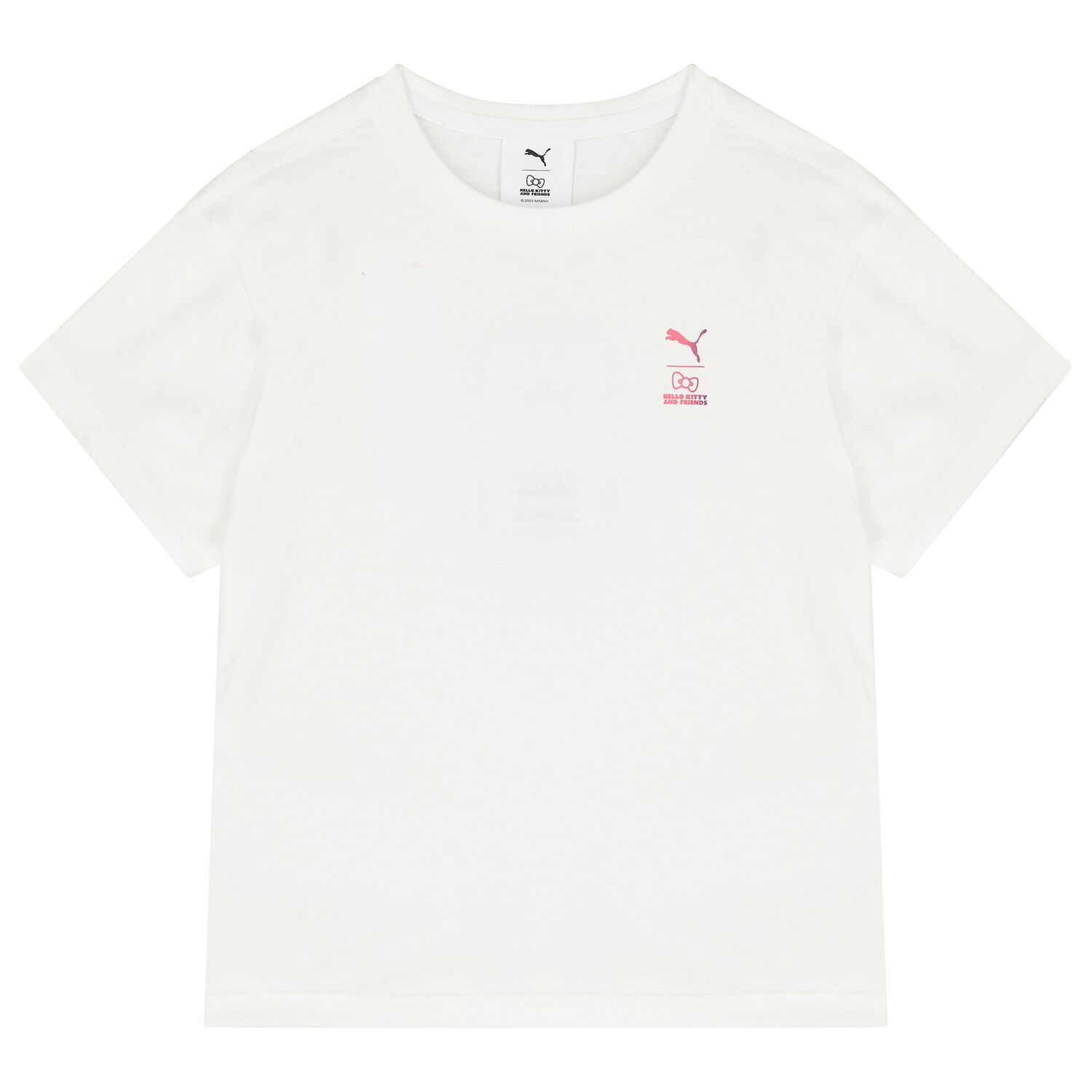 تيشيرت باللون العاجي للبنات مع شعار هالو كيتي , 1, hi-res image number null