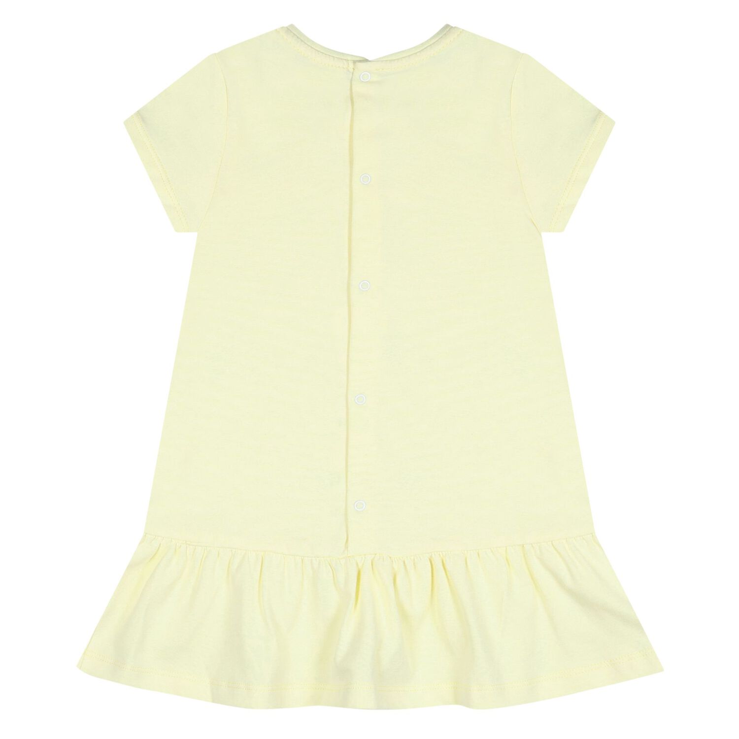 Younger Girls Yellow Bag Logo Dress, 2, hi-res
