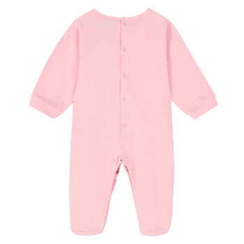 Pink & Gold Teddy Babygrow