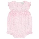 Baby Girls Pink Hearts Bodysuit, 1, hi-res