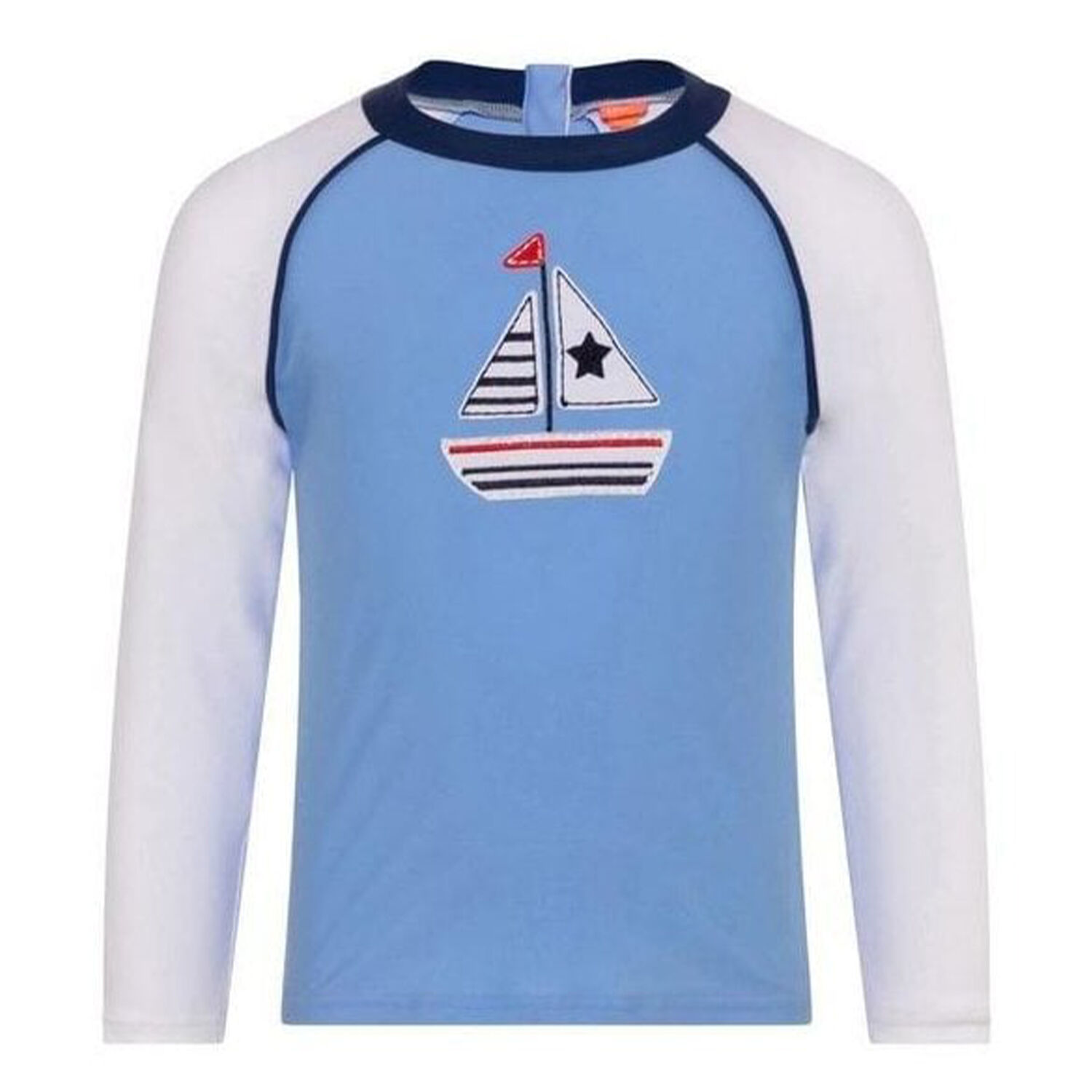 Baby Boys Little Boats Rash Vest UPF 50+, 1, hi-res image number null