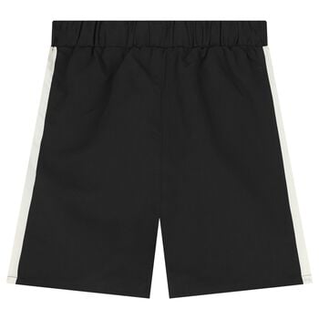 Boys Black Logo Shorts
