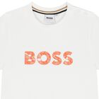 طقم شورت اولاد باللون البرتقالى والابيض, 1, hi-res