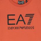 Boys Orange & Black Logo Shorts Set, 4, hi-res