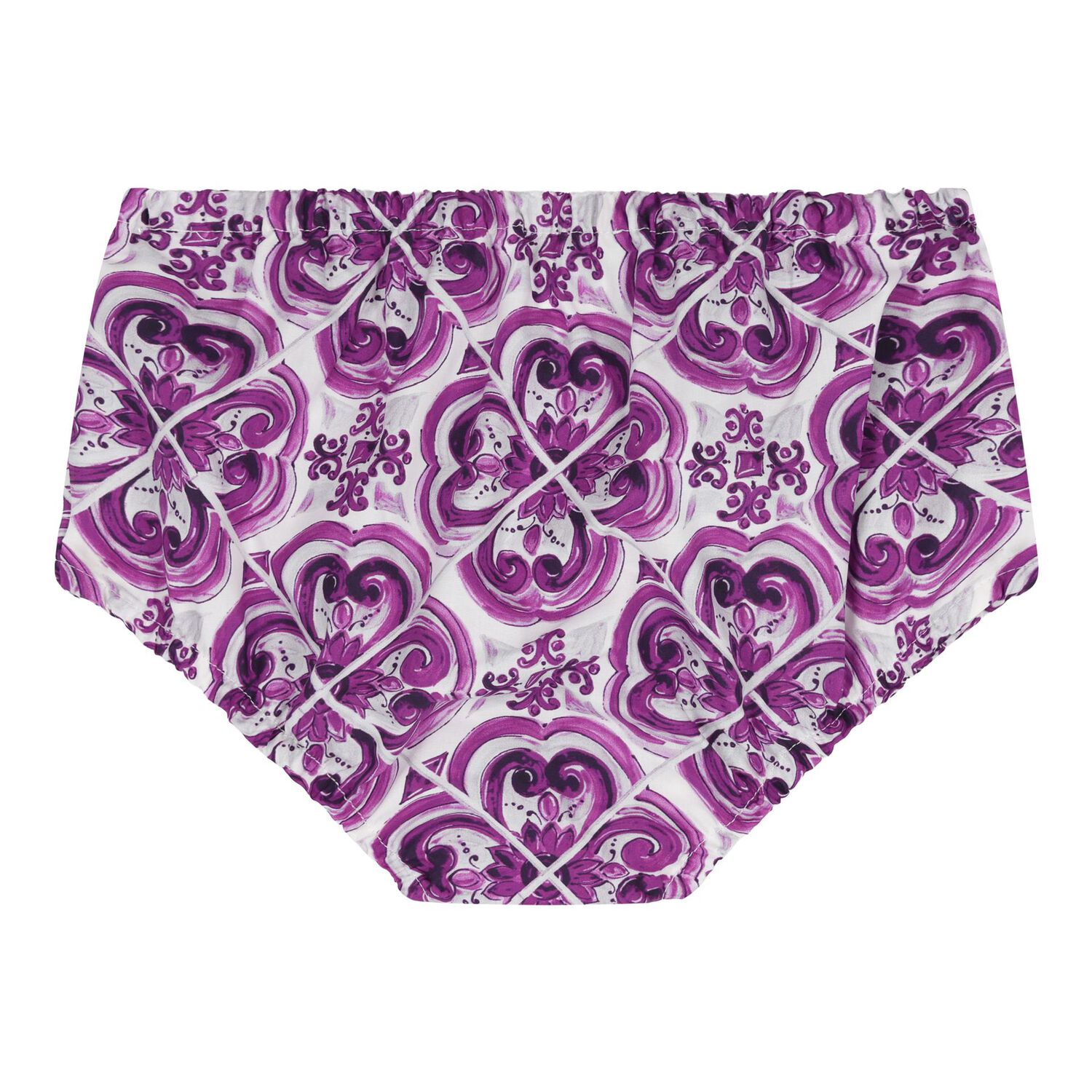 طقم فستان ماجوليكا للأطفال باللون الأبيض والبنفسجي للبنات , 1, hi-res image number null