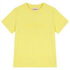 Boys Mini Me Yellow Logo T-Shirt, 3, hi-res