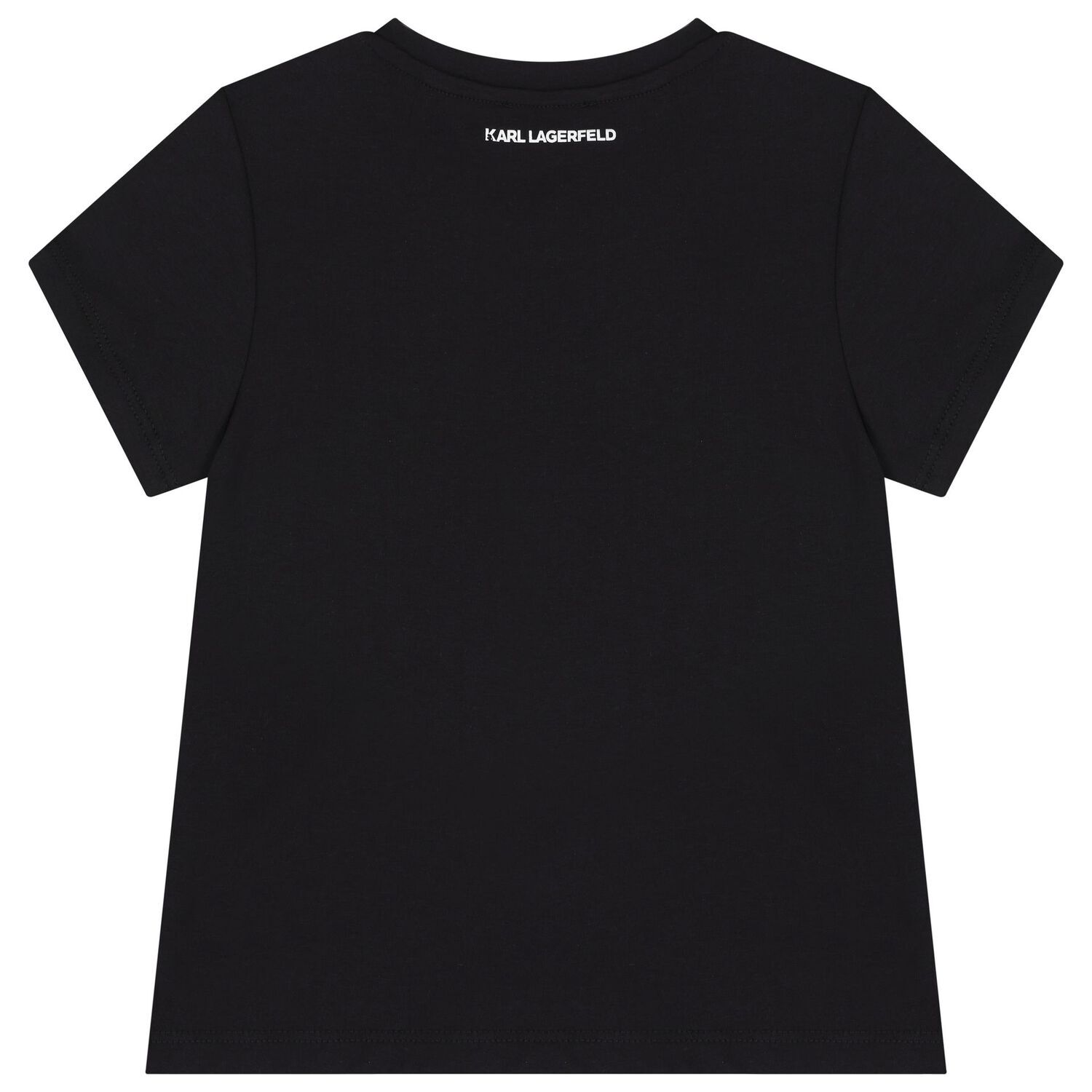 Girls Black Choupette Logo T-Shirt, 1, hi-res image number null