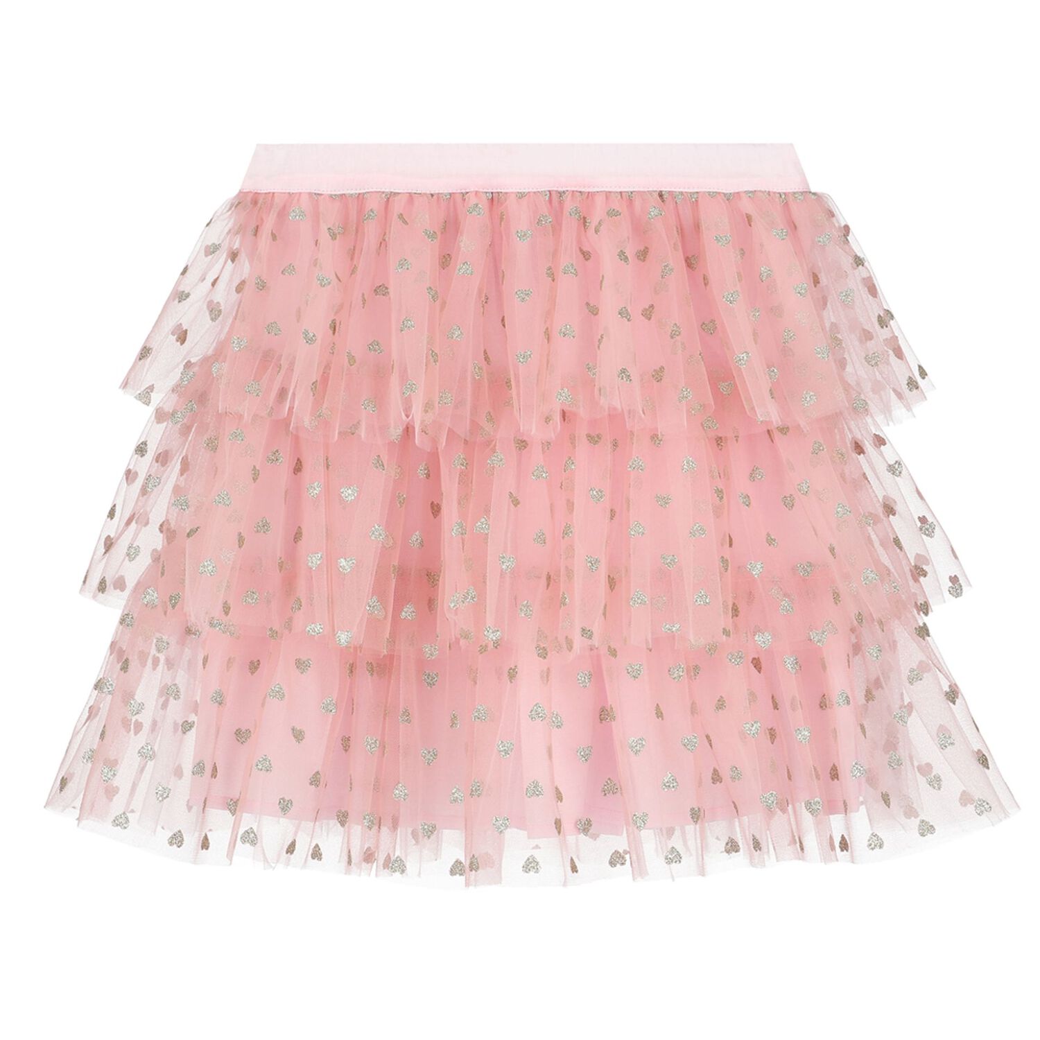 Girls Pink Tulle Skirt Set, 1, hi-res image number null