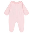 Baby Girls Pink Logo Babygrow, 2, hi-res