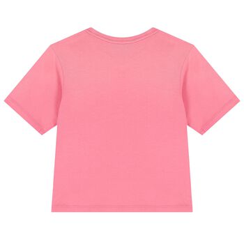Girls Pink Logo T-Shirt