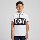 تيشيرت بولو أولاد باللون الأبيض والأسود, 1, hi-res