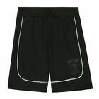 Boys Black Logo T-Shirt & Shorts Set, 1, hi-res