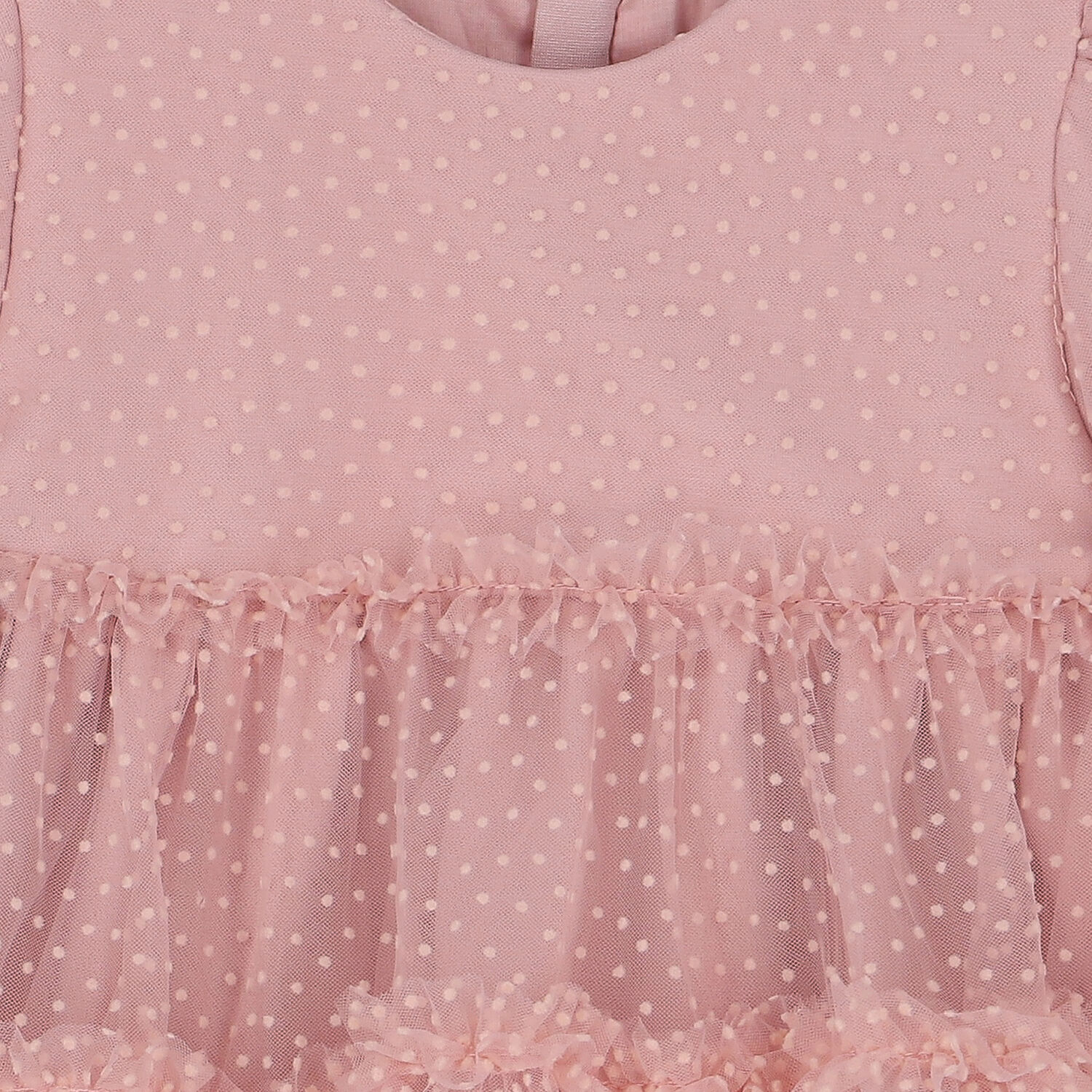 Younger Girls Pink Tulle Dress, 1, hi-res image number null