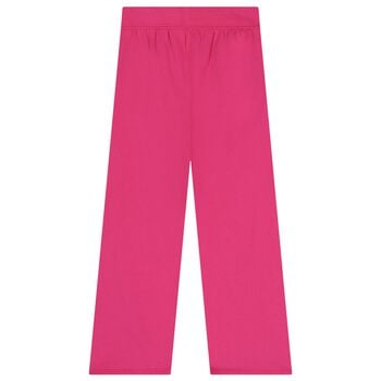 Girls Pink Logo Joggers