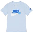 Boys Blue Logo Shorts Set, 1, hi-res