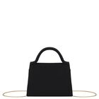 Girls Black Bow Cr&ecirc;pe Handbag ( 13cm ), 1, hi-res