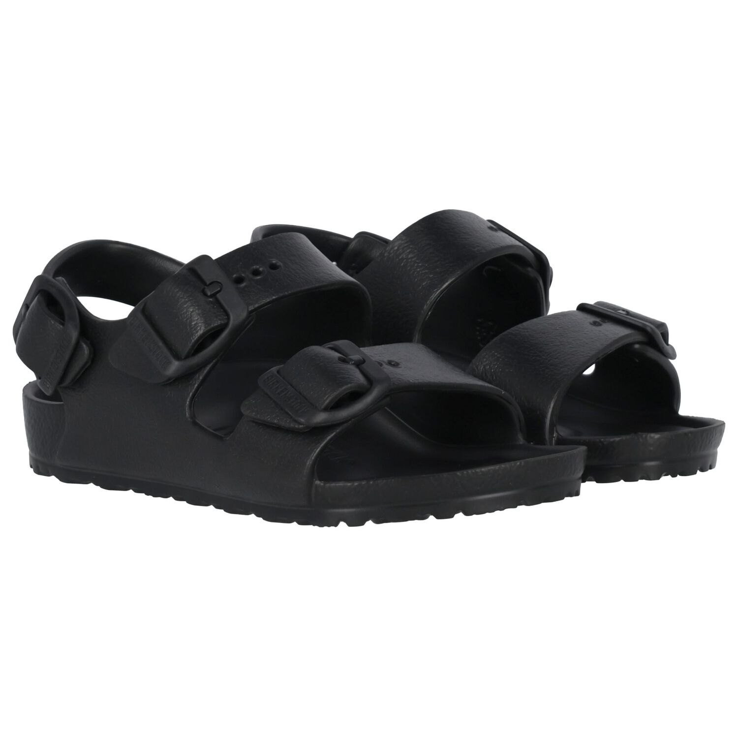 Black Logo Milano Eva Sandals, 1, hi-res image number null