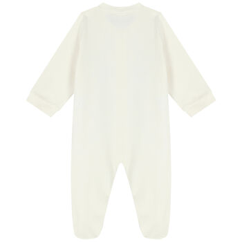 Ivory & Gold Logo Babygrow