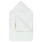 White & Gold Logo Baby Nest, 1, hi-res