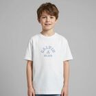 Boys White Logo T-Shirt, 4, hi-res