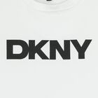 Girls Mini Me White Logo T-Shirt, 2, hi-res