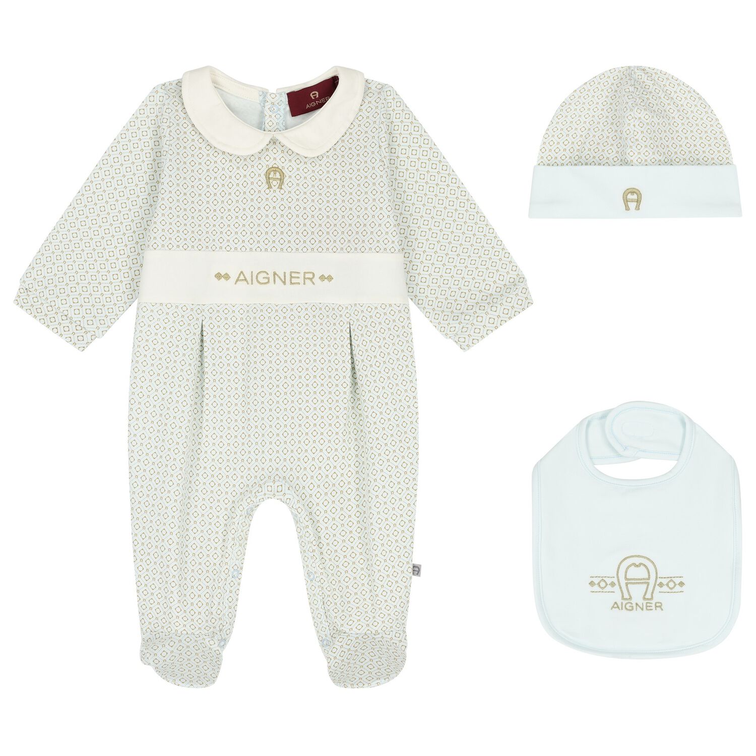 طقم أولاد هدايا أفرول بالشعار باللون   الأزرق, 1, hi-res image number null