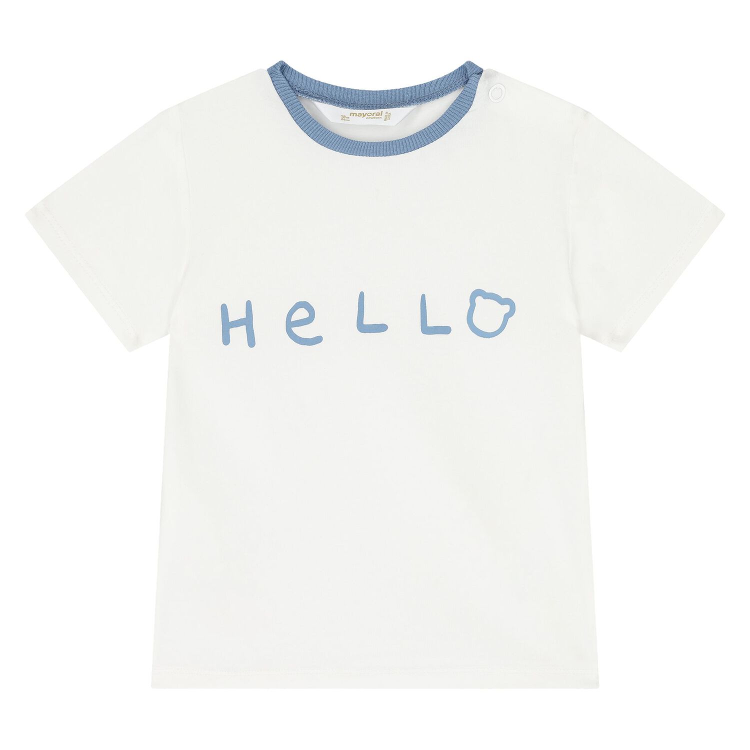 طقم رياضي اولاد باللون الازرق والابيض , 2, hi-res