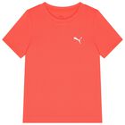 Boys Neon Orange Logo T-Shirt, 1, hi-res