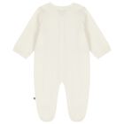 Ivory & Gold Logo Babygrow , 1, hi-res