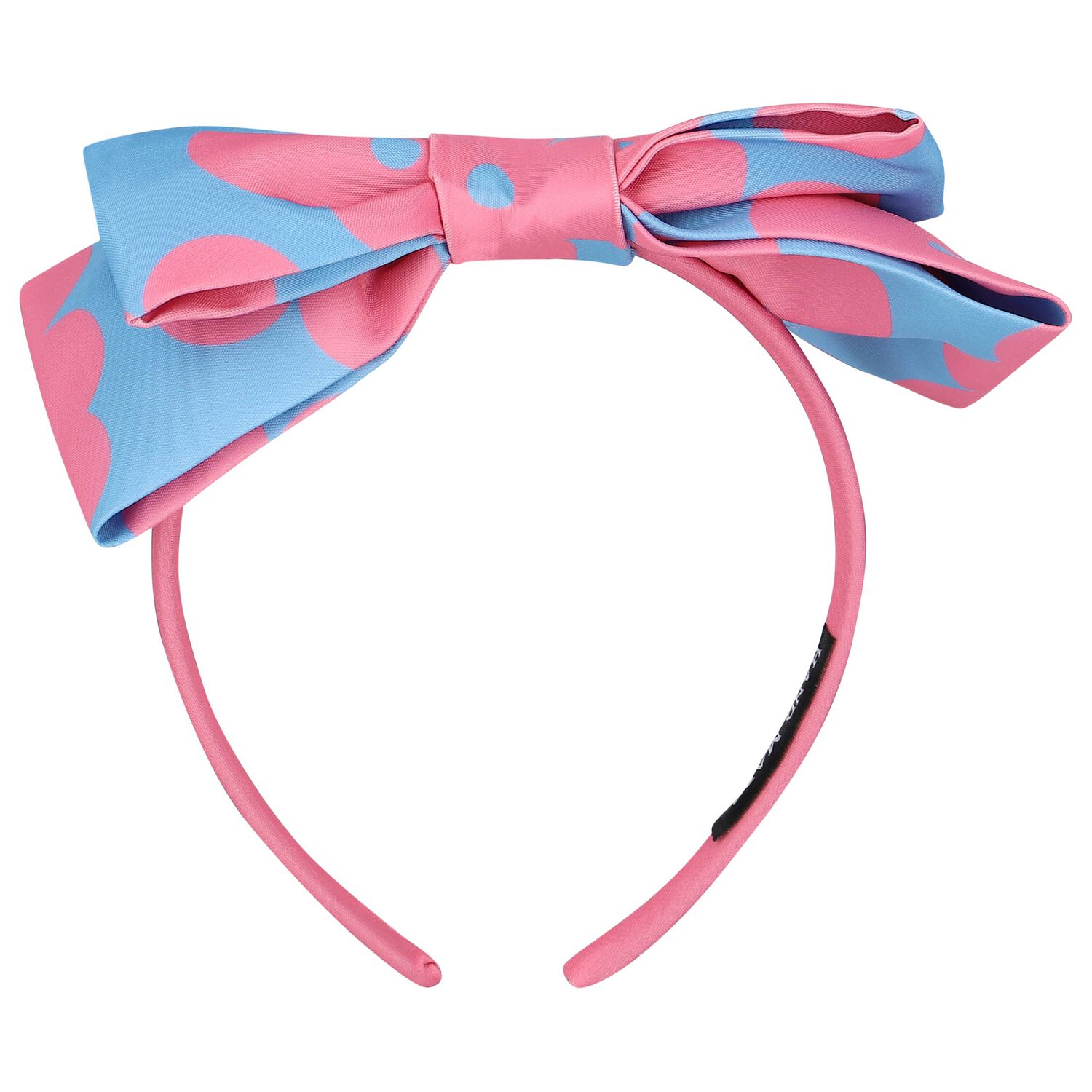 Girls Blue & Pink Floral Headband, 1, hi-res image number null